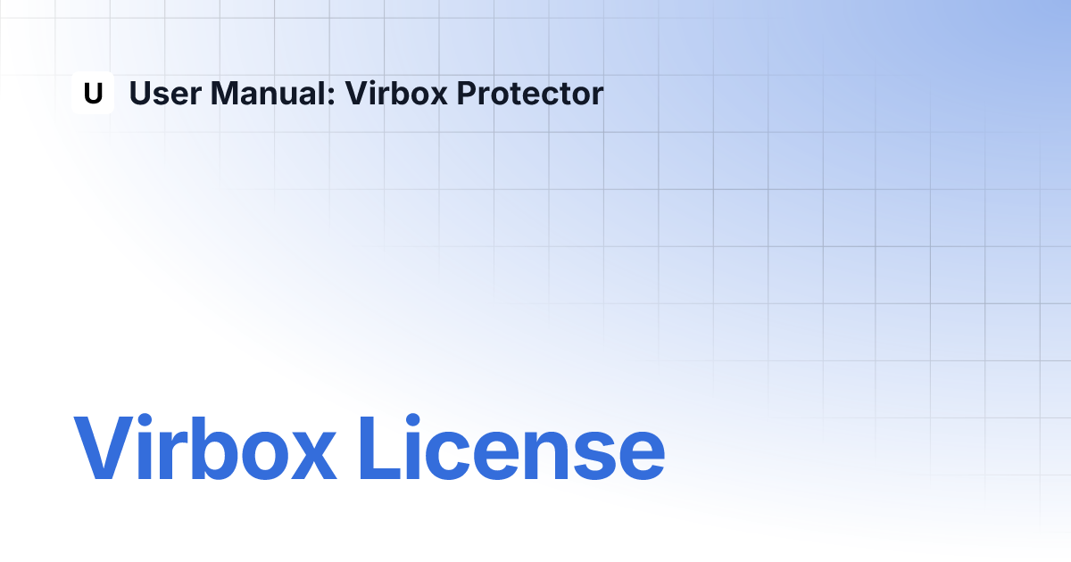 virbox-license-user-manual-virbox-protector